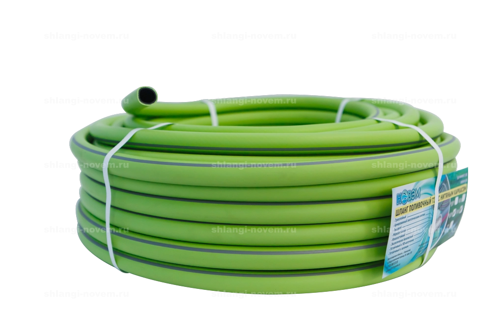 Шланг поливочный ТЭП НОВЭМ 1/2" 50м, зелёный