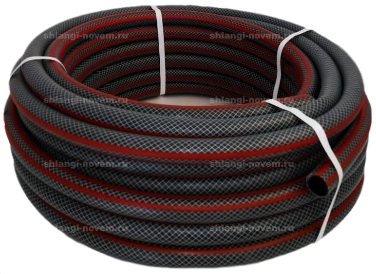 НОВЭМ Шланг поливочный ТЭП 3/4" 25м, ULTRA BLACK